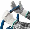 Global Industrial PVC Dot Knit Gloves, Single-Sided, Black, Medium, 1-Dozen 708352M